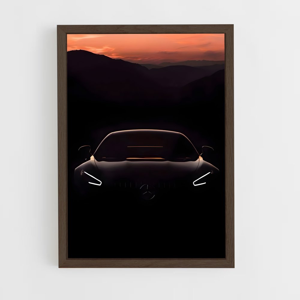 Poster raffiné Sls amg gt – affiche Mercedes (vue 5)